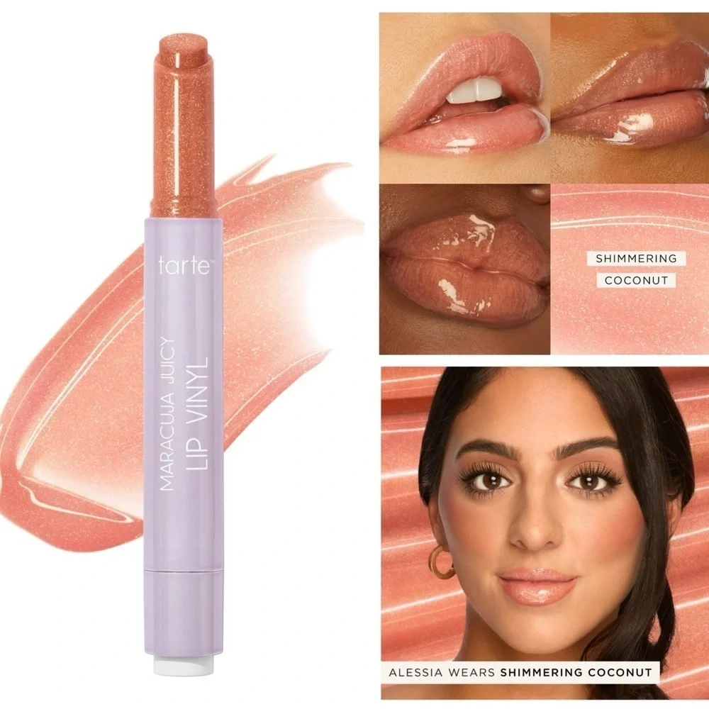 Tarte Maracuja Juicy Lip Vinyl (SHIMMERING COCONUT) Full Size NIB 2.7 g/.095 oz